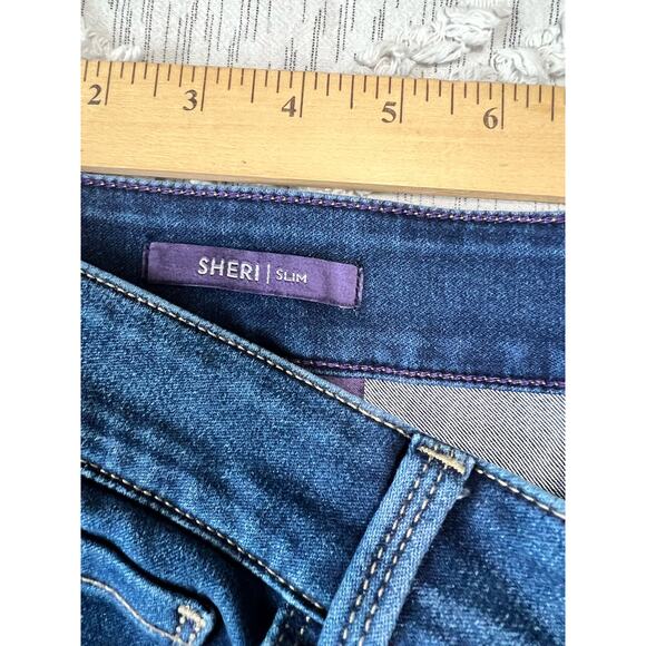 NYDJ Not Your Daughters Jeans Sheri Slim Soft Denim Jean Sz 10 USA - Picture 6 of 8